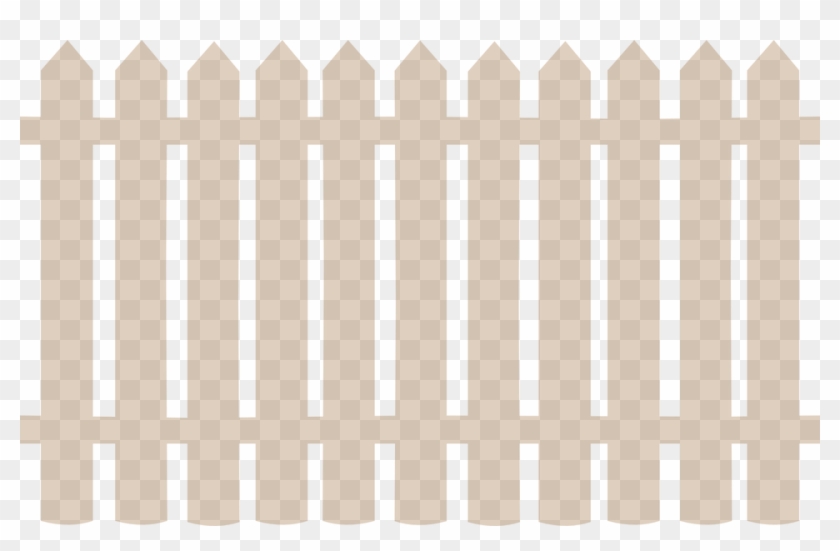 Fence Png Clip Art - White Fence Vector Png #458206