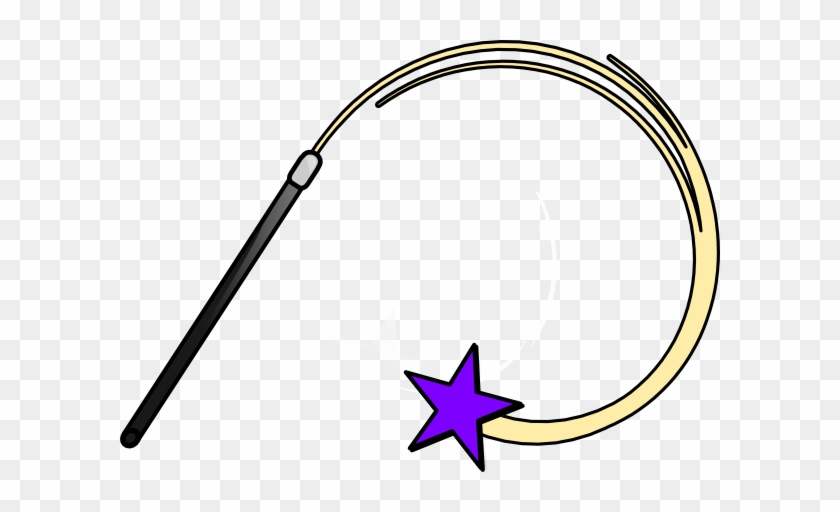 Magic Wand Purple Clip Art - Harry Potter Magic Clipart #458288