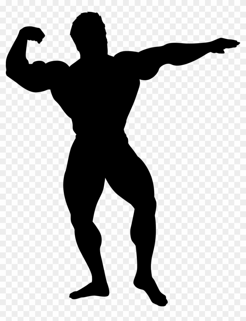 Save - Bodybuilder Silhouette #458362