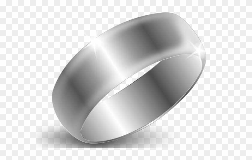 Silver Clipart - - Silver Ring #458366