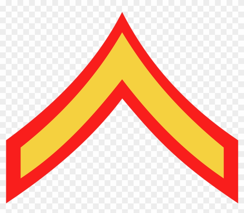 Pfc Marines - Marine Corps Rank Insignia #458394