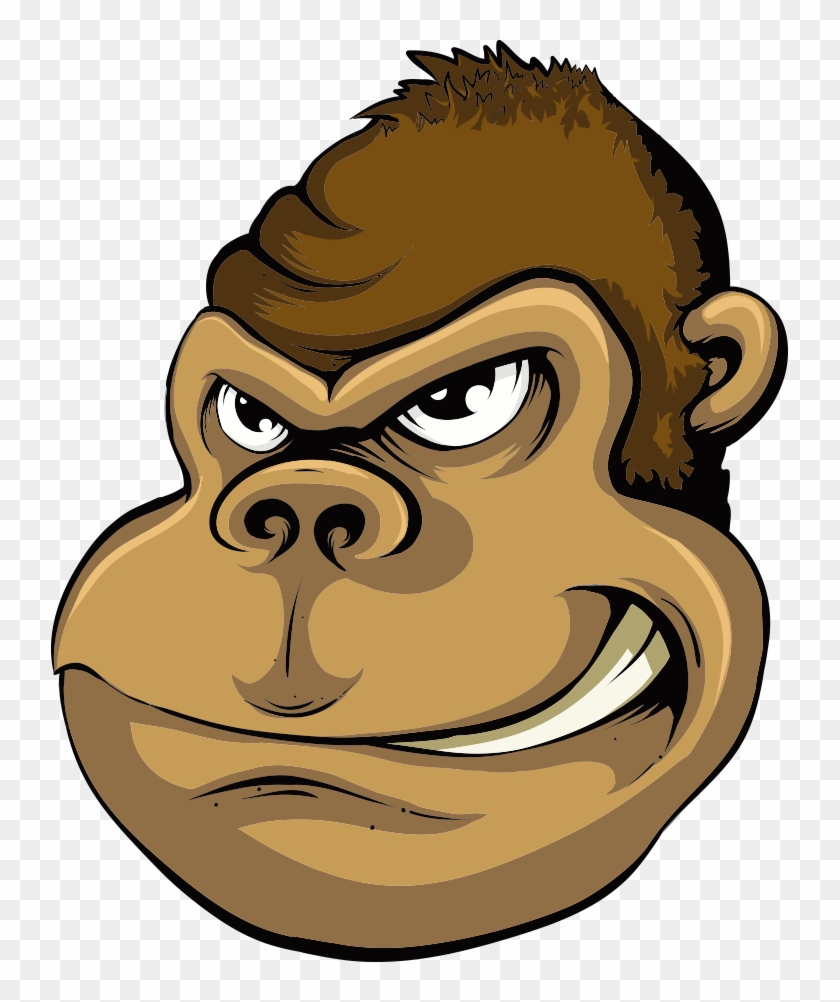 Angry Monkey Drawing Cartoon Illustration - Angry Monkey Png Cartoon - Free  Transparent PNG Clipart Images Download