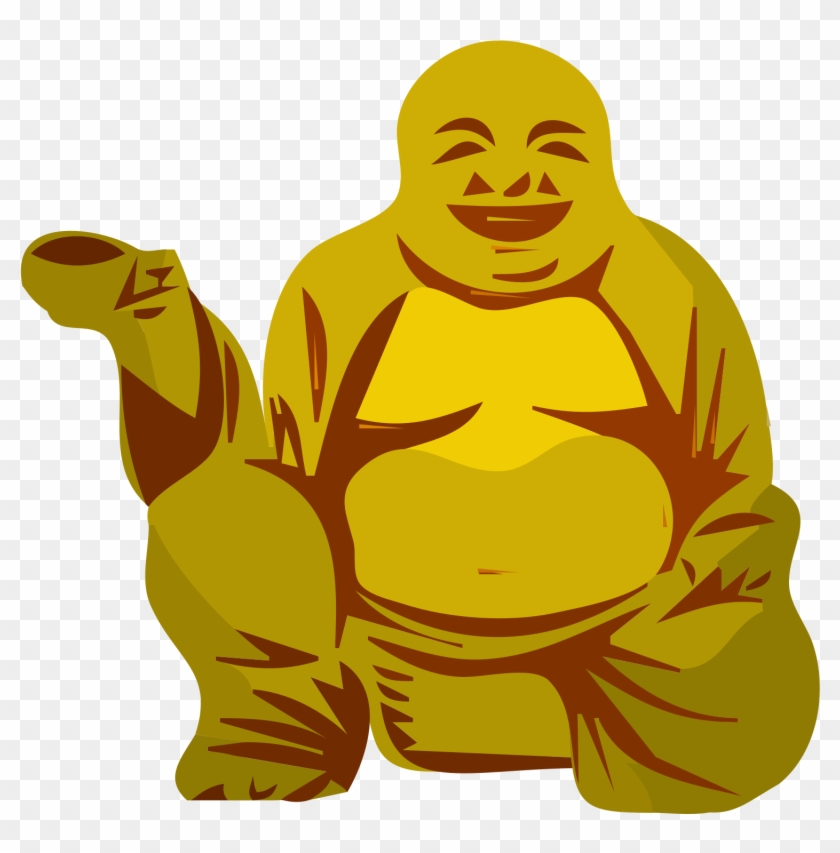 Buddha With Cup - Buddhism Clipart #458415