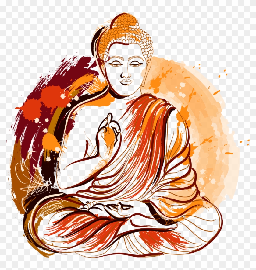 Gautama Buddha Buddhism Buddhahood Illustration - Buddha Art Png #458480