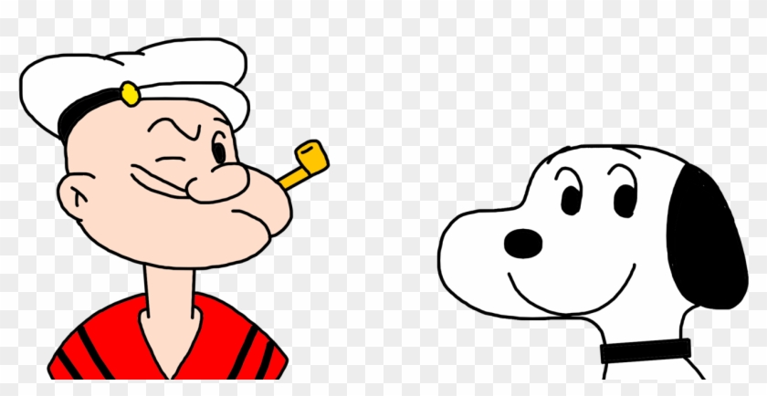 Snoopy And Popeye By Marcospower1996 Snoopy And Popeye - Snoopy Popeye #458509