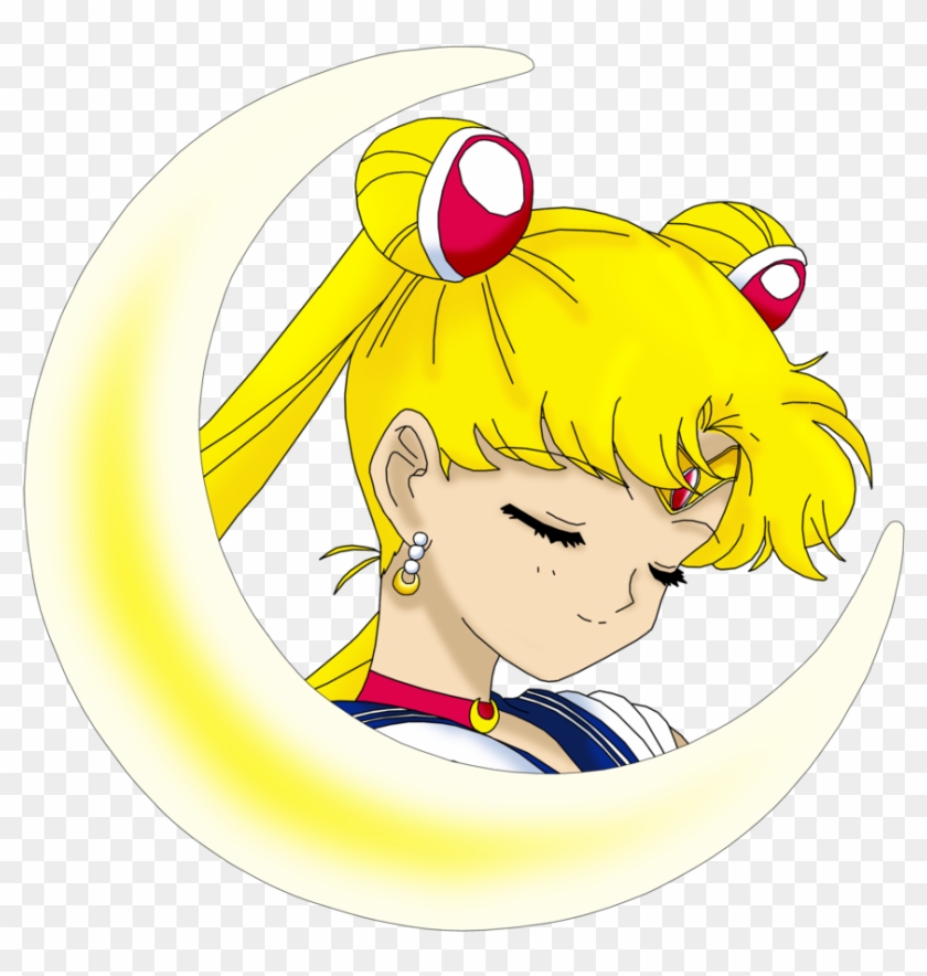 Sailor Moon Cresent Head By Anthro7 - Sailor Moon Head Png #458747