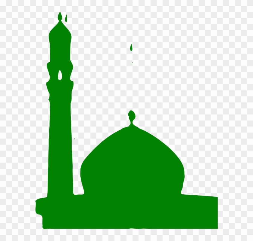 Green Cloud Cliparts 24, - Mosque Clip Art #458761