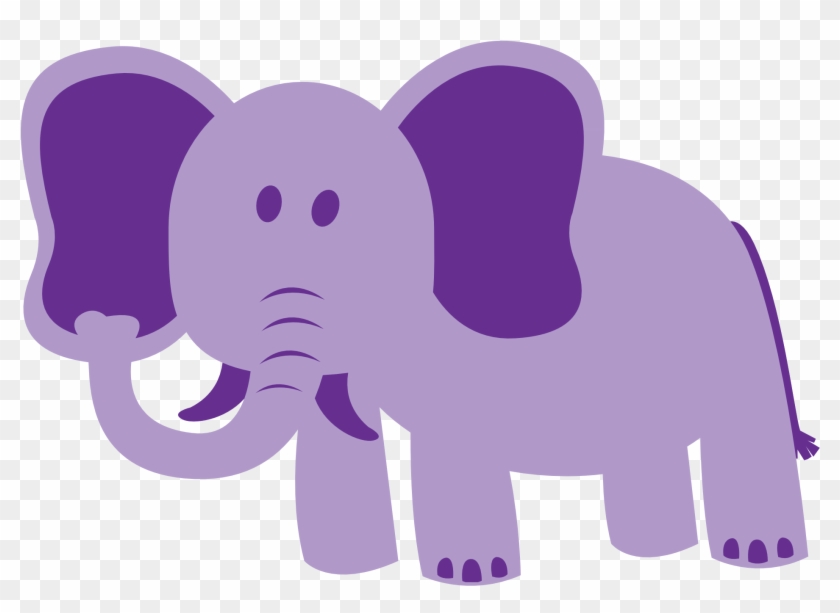 Colorful Animal Elephant Geometry 1969px 116 - Elephant Purple #458798