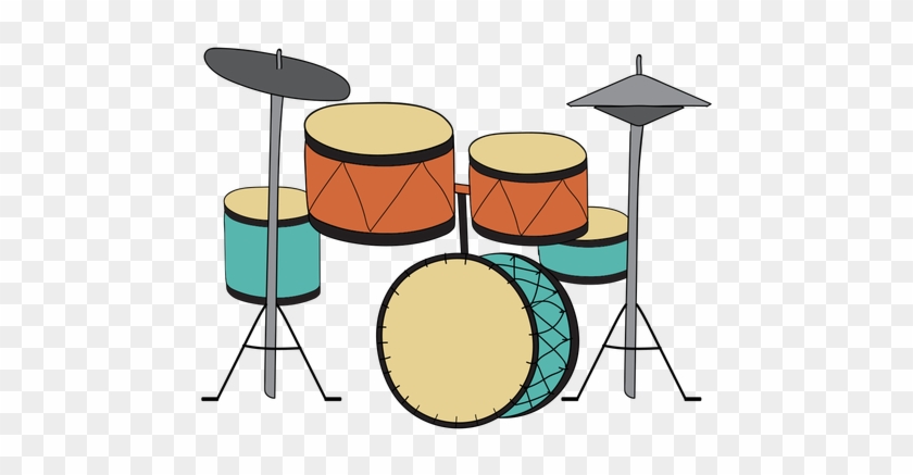 Drum Set Musical Instrument Doodle Transparent Png - Drum #458850