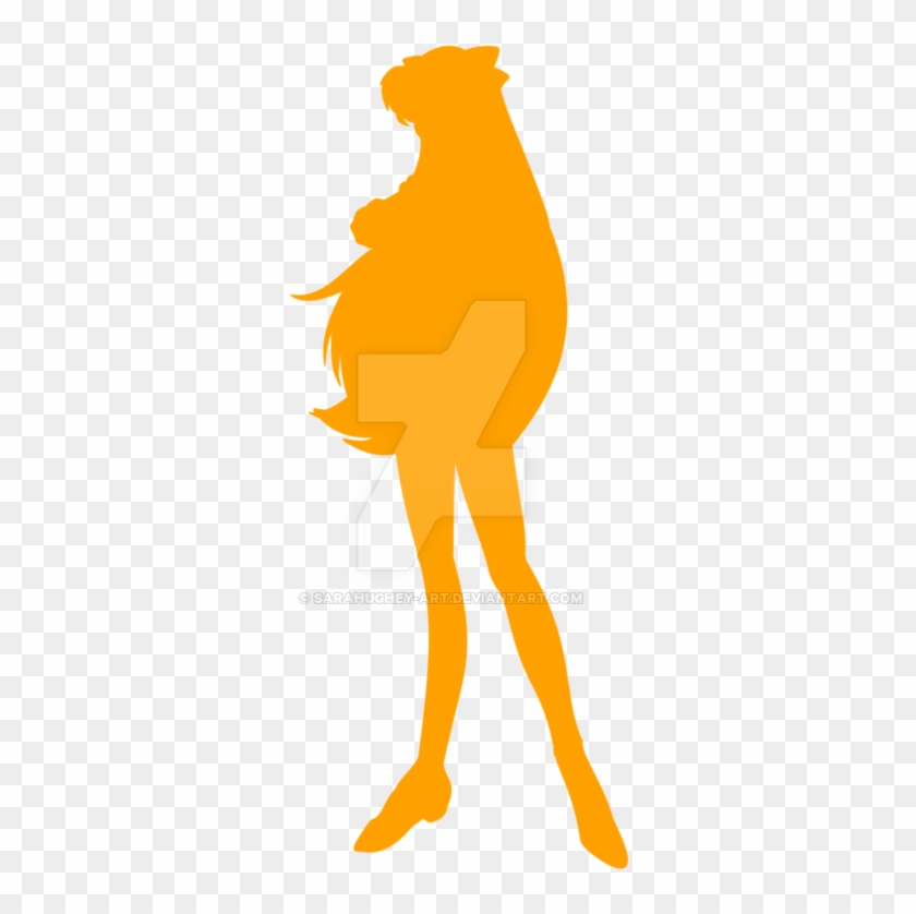 Sailor Venus Silhouette By Sarahughey-art - Sailor Venus Silhouette #458860