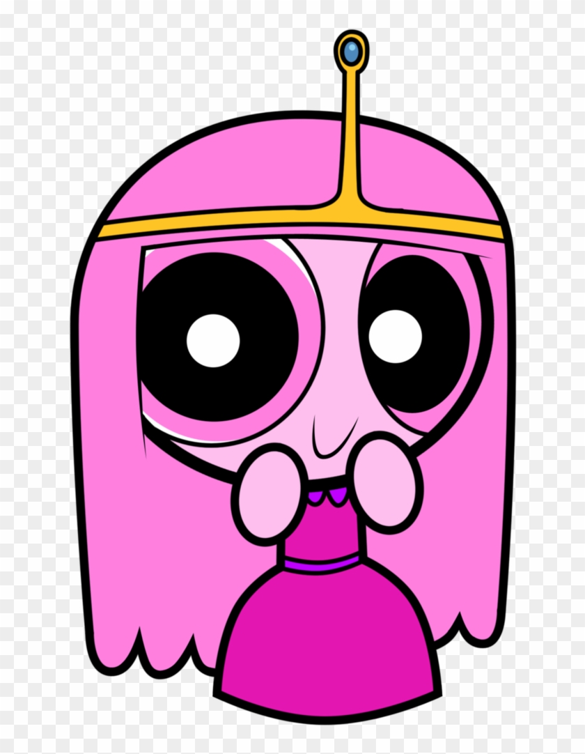 Puffed Princess Bubblegum By Jm08191998 - Adventure Time Power Puff Girls #458976