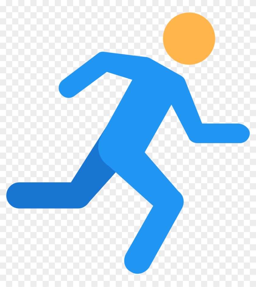 Running Icon Color Png #458978