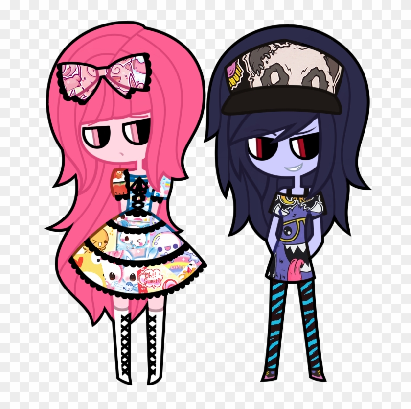 Marceline Princess Bubblegum By Nekozneko - Marceline Princess Bubblegum By Nekozneko #458991