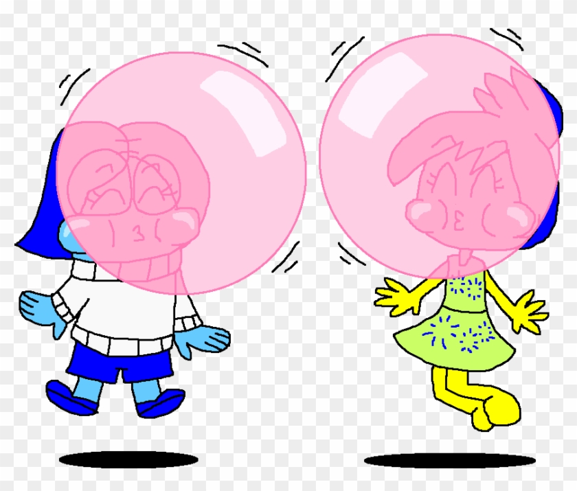 Joy And Sadness Floating Pink Bubble Gum By Pokegirlrules - Sadness #459035