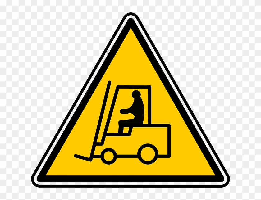 Symbol, Safety, Cartoon, Signs, Symbols, Truck - Forklift Sign #459136