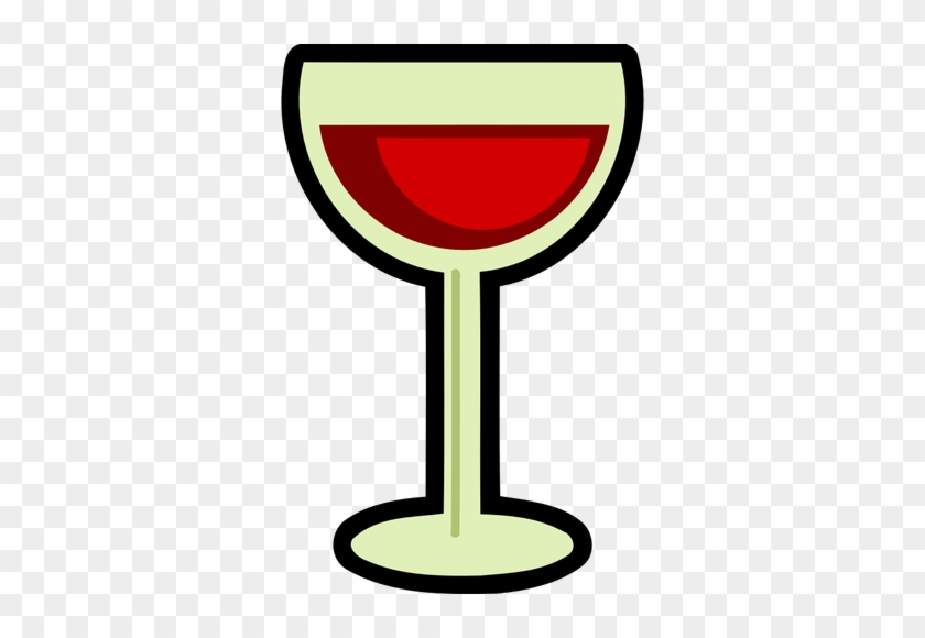 Volles Weinglas Vektor Bild - Wine Glass #459151