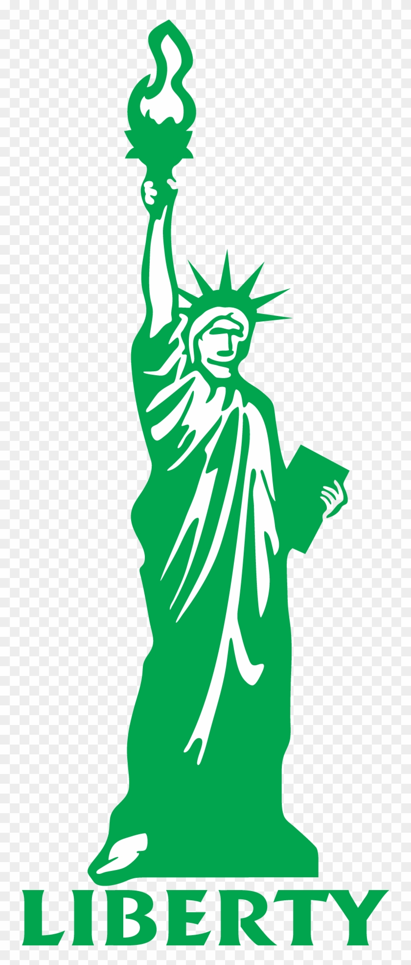 statue of liberty silhouette free