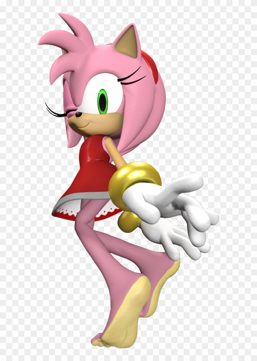 [3d] Amy Rose Hops In By Feetymcfoot - Amy Rose 3d Feet #459343