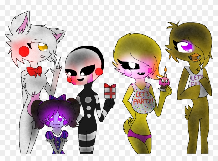 Ladies' Night Fnaf By Annalight2314 - Cartoon #459362