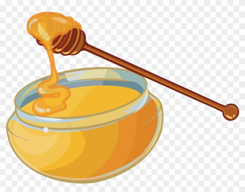 Yuja Tea Honey Jar Clip Art - Honey #459387