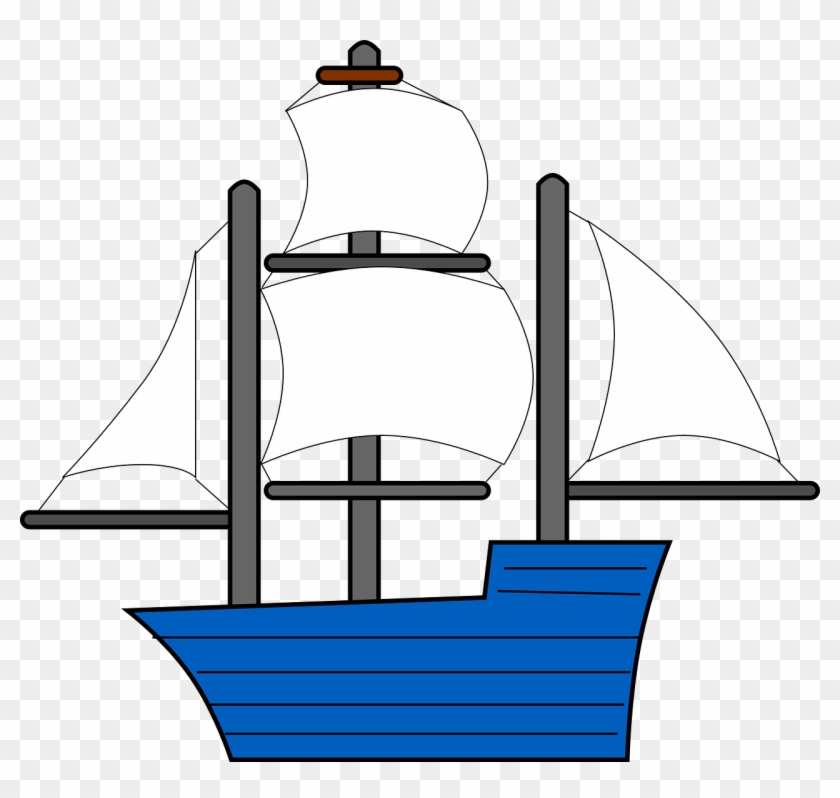 Sailing Clipart Transparent - Orange Pirate Ship Clip Art #459430