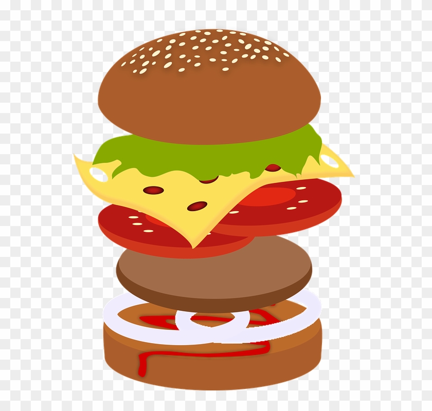 Hamburger Clip Art Hamburger Burger And Sandwich Clipart - Cheeseburger #459449