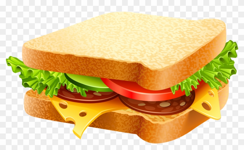 Sandwich Clipart Ham And Cheese - Salami Murder: Book 8 In The Darling Deli Series [book] #459453