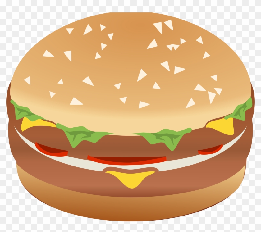 Burger Remix With Colors - Burger Clipart #459455