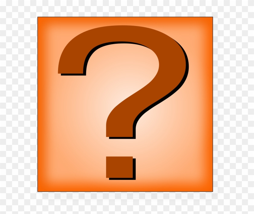 Question Mark Orange Button Clip Art - Cafepress Trivia Joke Coffee Tray #459466