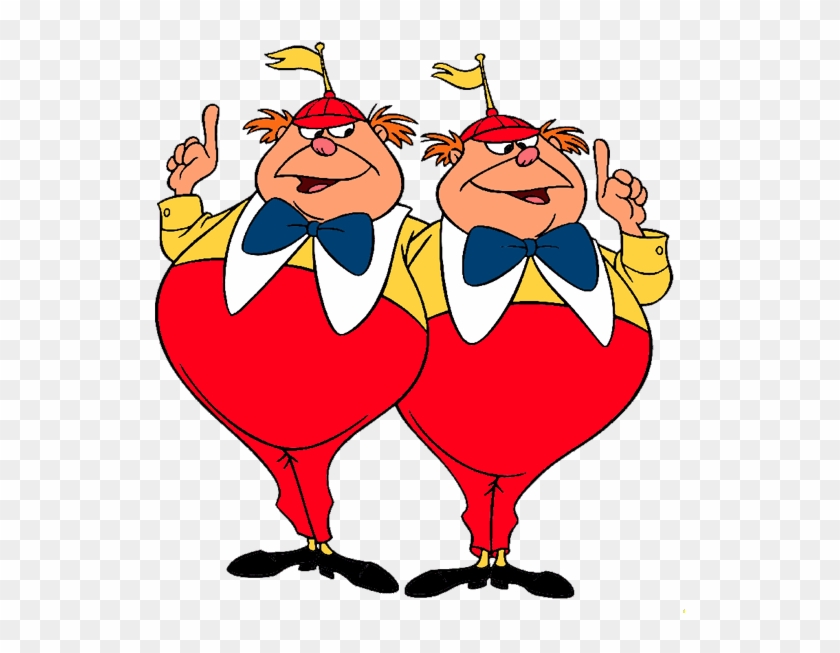 Hahahahow Have We Not Done This One Before @mrsilverscott - Alice In Wonderland Tweedle Dee And Tweedle Dum #459516