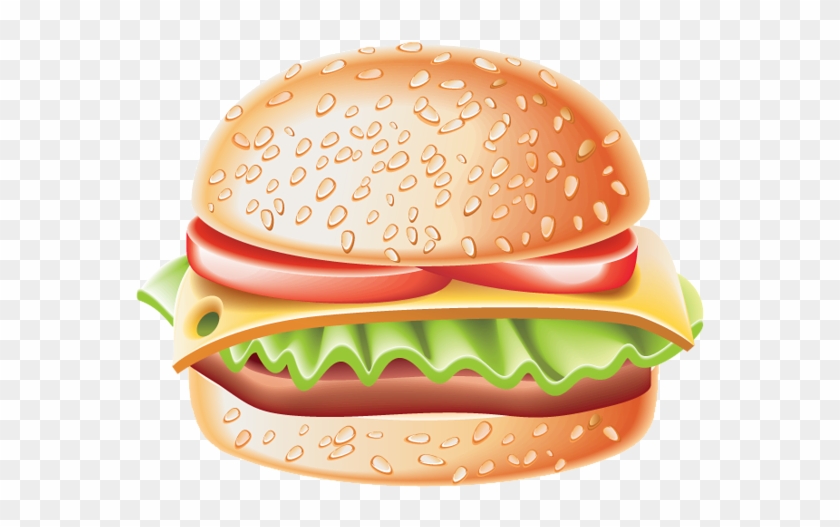 Hamburger Png Clipart - Panini Fast Food Clipart #459550
