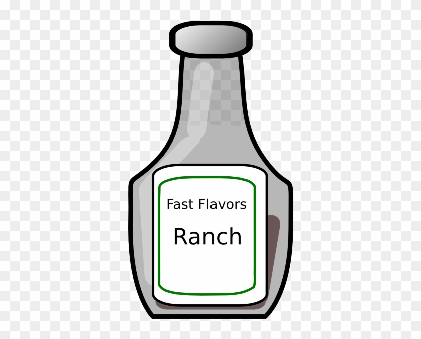 28 Collection Of Ranch Bottle Drawing - Clip Art #459586