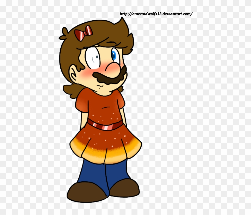 Mario In A Dress By Mariobrosyaoifan12 - Mario In A Dress #459598