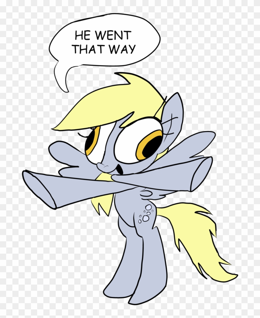 Which Way Did He Go Derpy By Waggonercartoons - Cartoon #459721