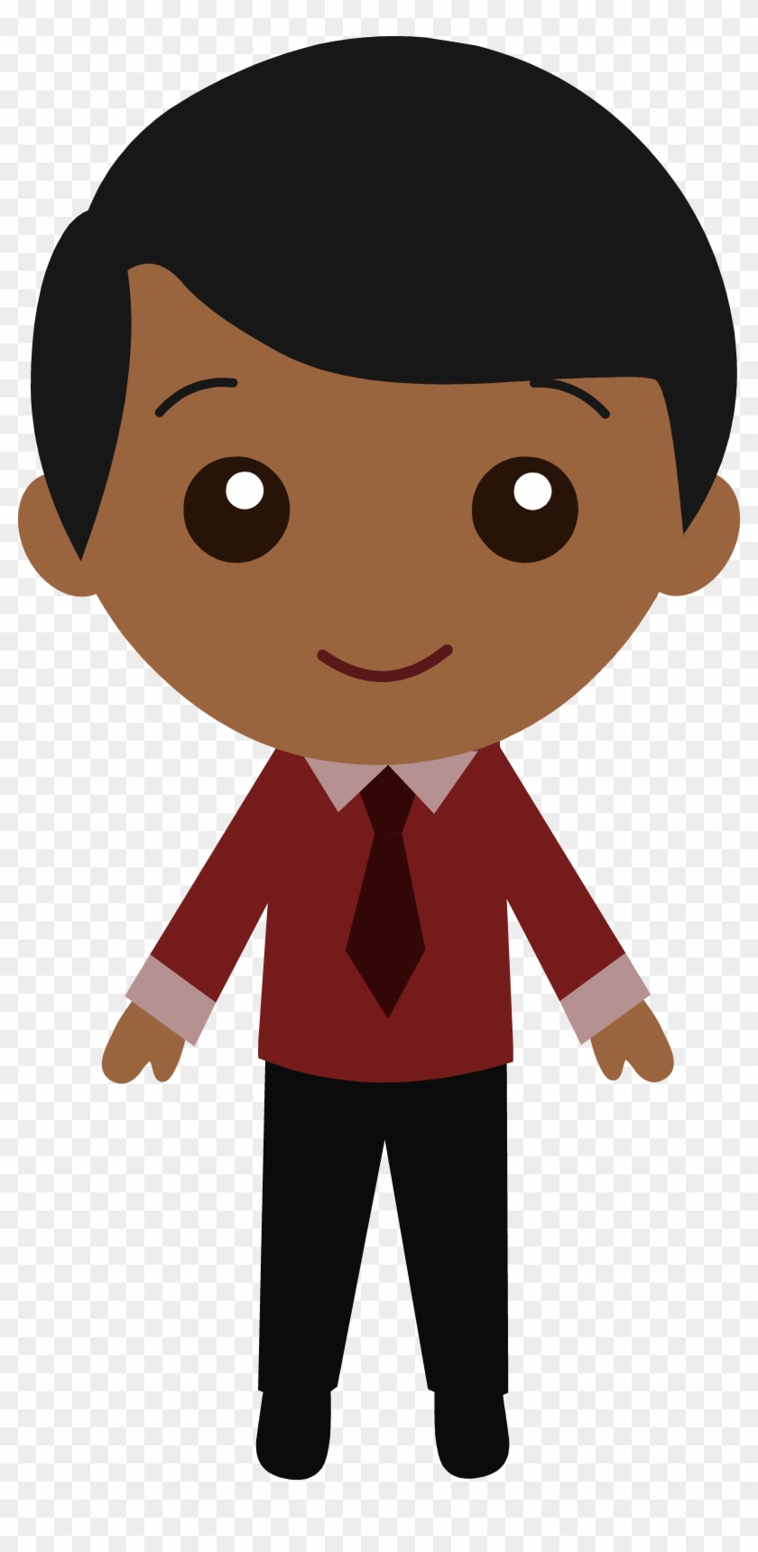 Cute - Brown Boy Clipart #459759