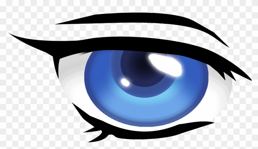 Blue Eyes Clipart Anime Eye - Anime Eyes Blue Png #459805