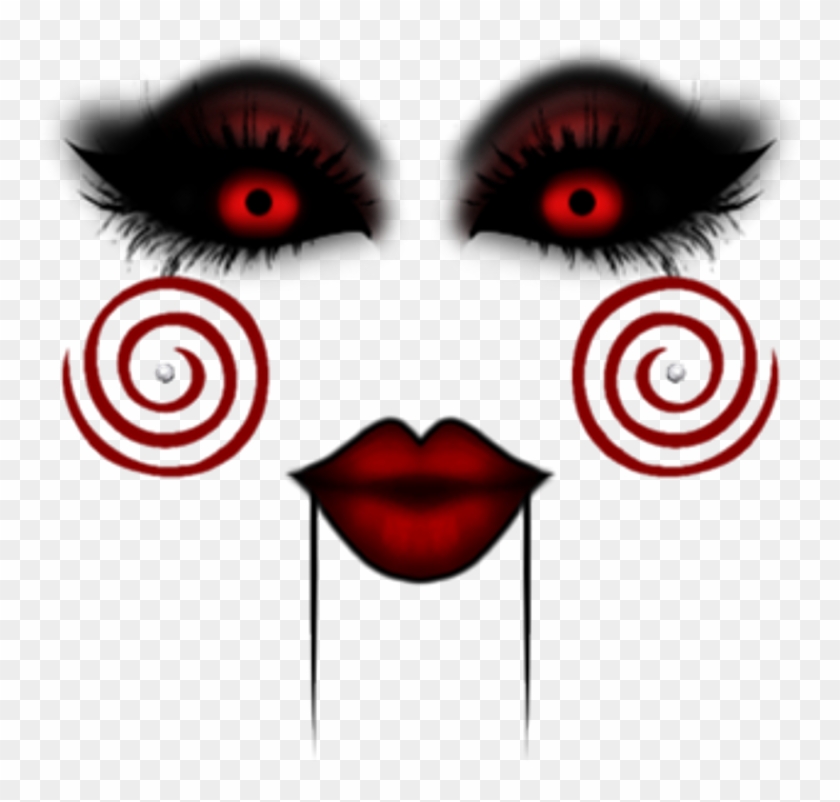 Saw Terror Horror Makeup Photography Edition Face Roblox Free Transparent Png Clipart Images Download - roblox face girl id