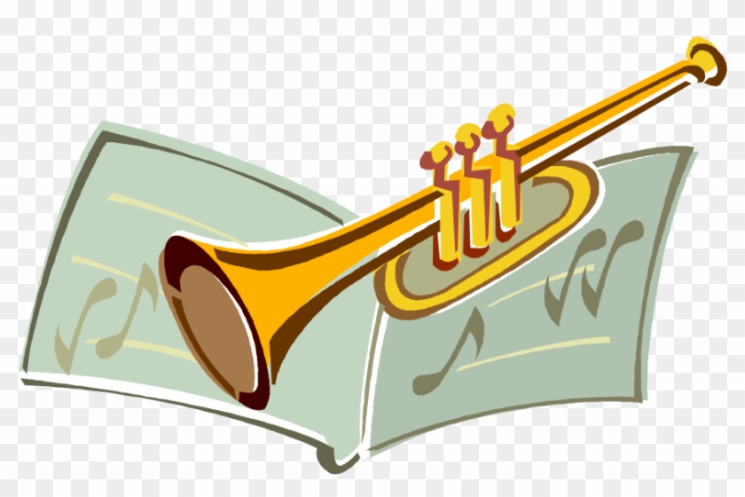 Trumpet Clip Art Hostted Wikiclipart - Trombone #459848