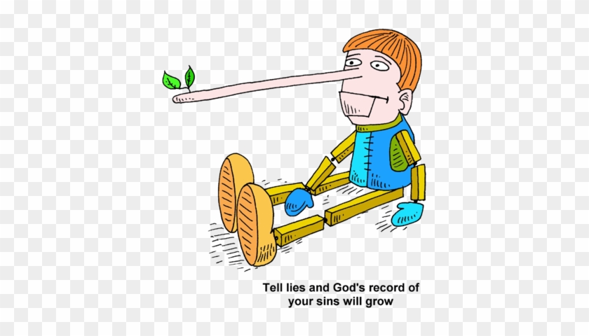 Sin Clip Art For Children - Lies Clipart #459852