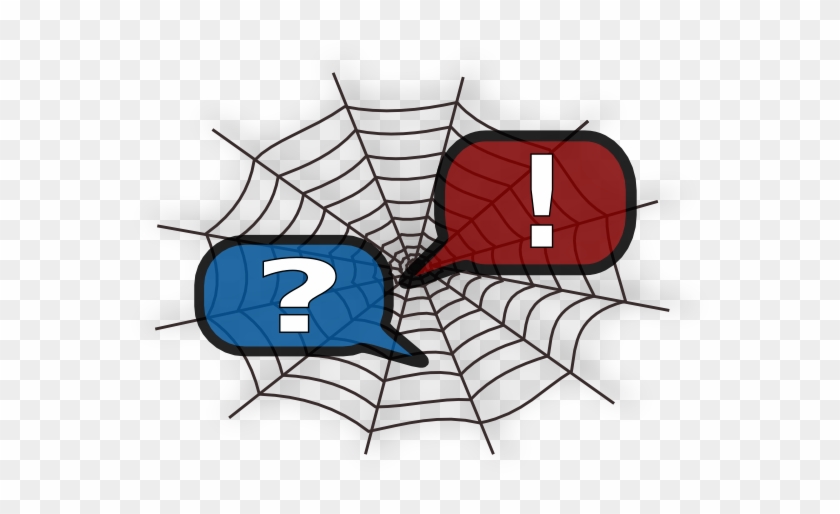 Conversation Web Clip Art At Clker - Spider Web Clip Art #459870