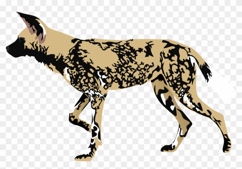 African Wild Dog Clipart - African Wild Dog Pattern #459976