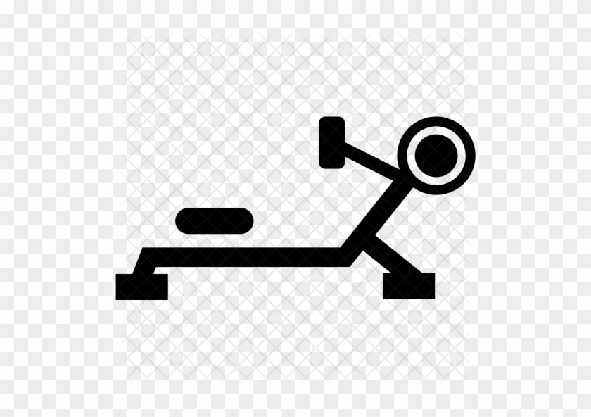 Rowing, Machine, Workout, Gym, Training Icon - Rowing Machine Icon #460075