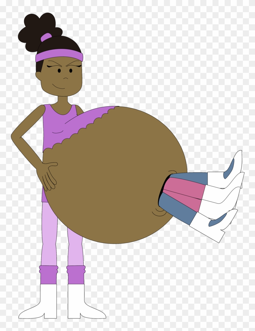 Purple Workout Lady Navel Vore By Angry-signs - Hunger Strike #460085