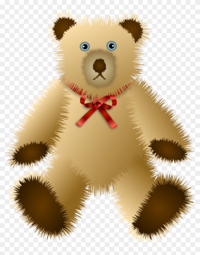 Shaggy Teddy Bear Free Vector - Free Vector Teddy Bear #460120