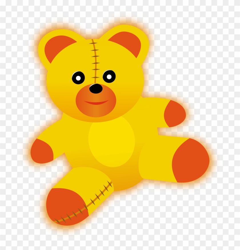 Pin Free Teddy Bear Clip Art Images - Yellow Teddy Bear Clip Art #460123