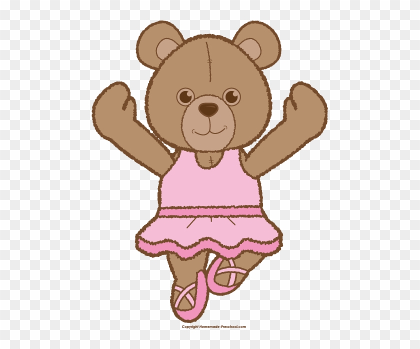 Ballerine Clipart Teddy - Ballerina Bear #460127