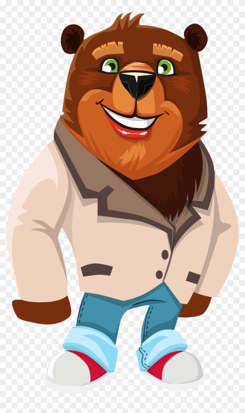Bear Vector Png Image - Bear Png Vector #460202