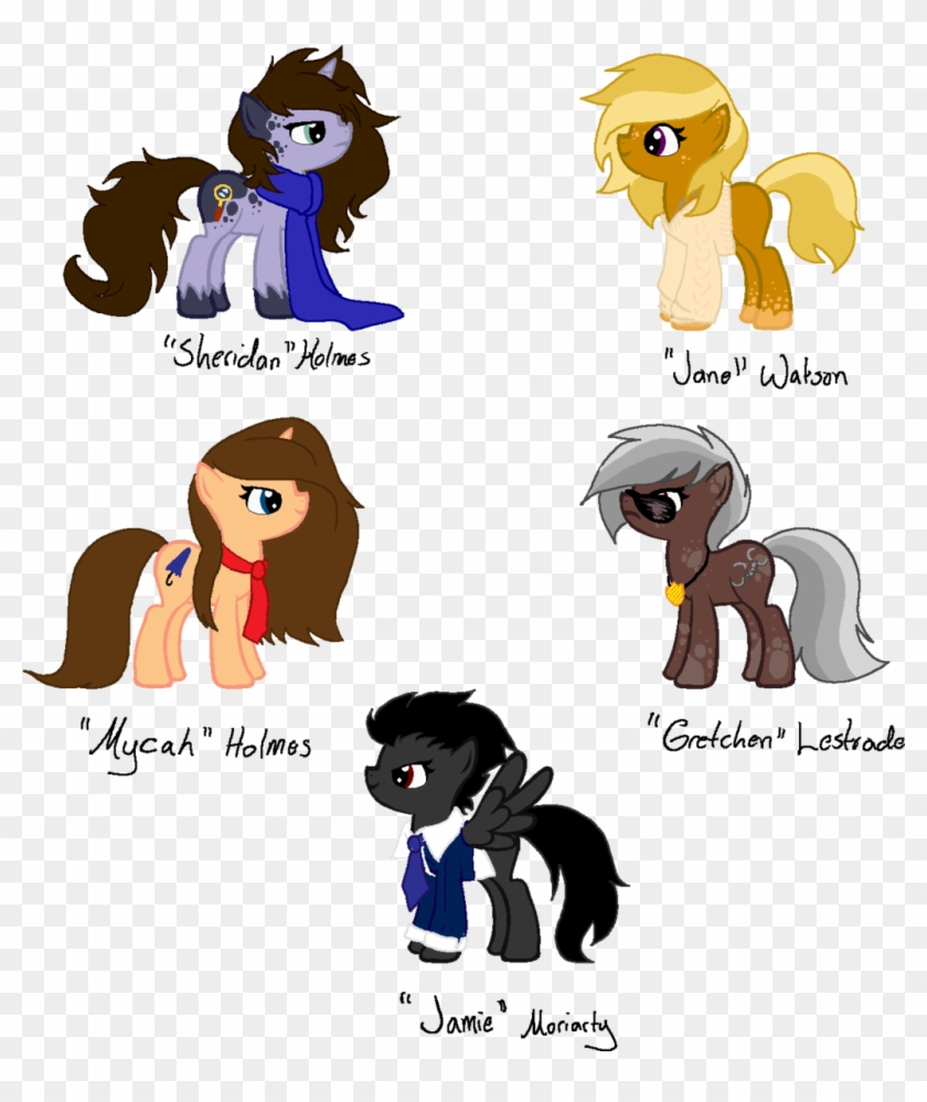 Fandom Genderbent Ponies - Genderbendl Sherlock Holmes #460257