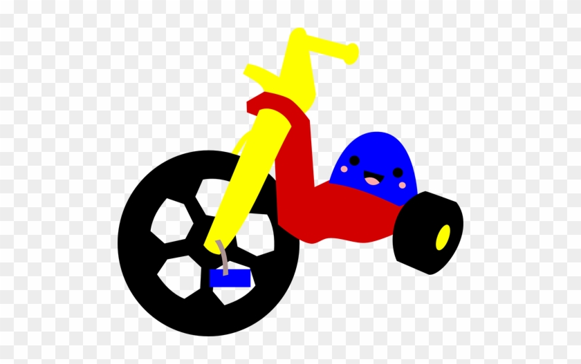 Kawaii Kids Ride On - Big Wheel Bike Silhouette #460392
