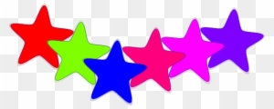 Download - Colorful Stars Clipart